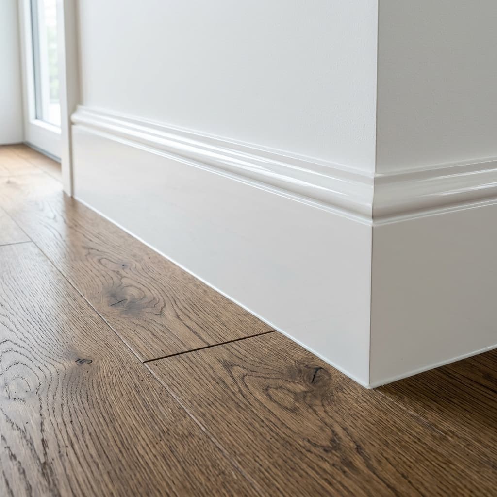 White Lacquer Skirting