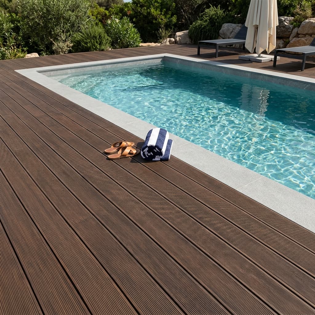 Striped Composite Decking